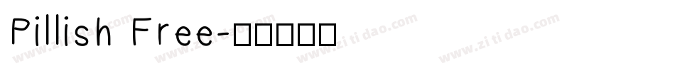 Pillish Free字体转换